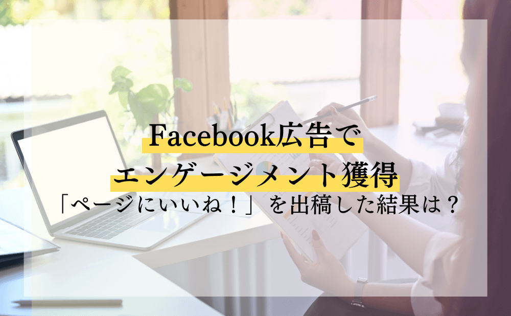 Facebook広告でエンゲージメント獲得の「ページにいいね！」を出稿した結果は？