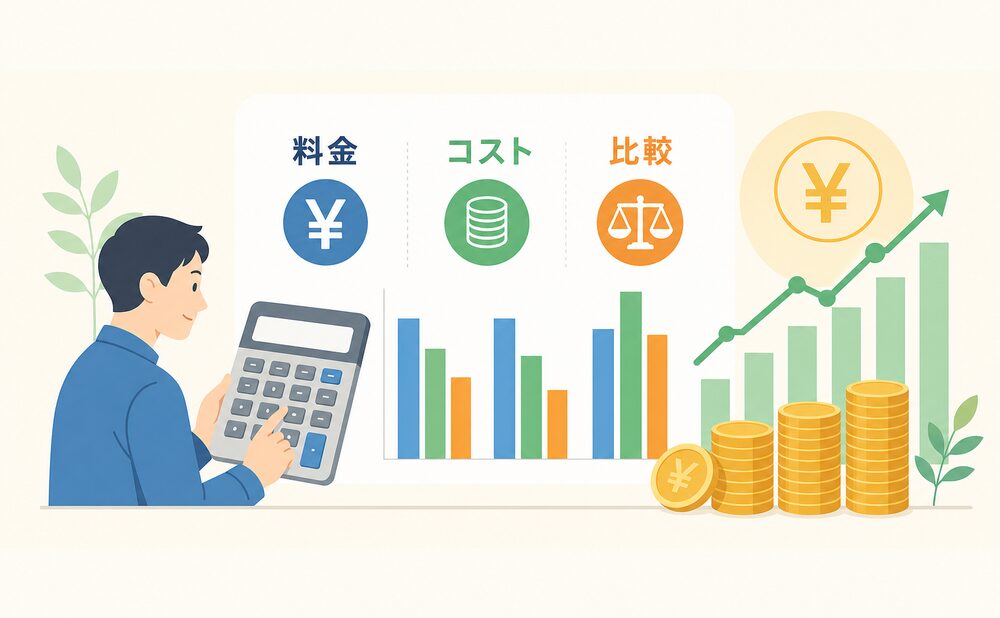 6社の料金を比較表で一覧チェック